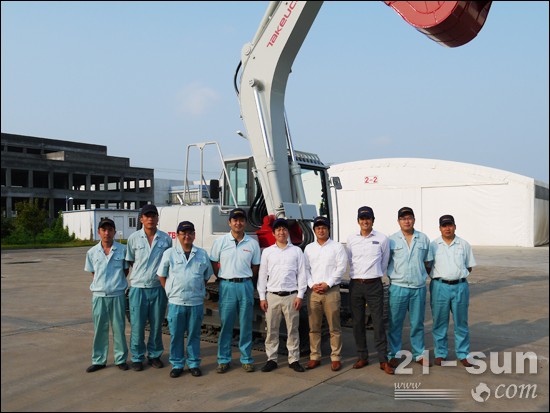 東南亞代理商到訪竹內 為新機型出口做準備